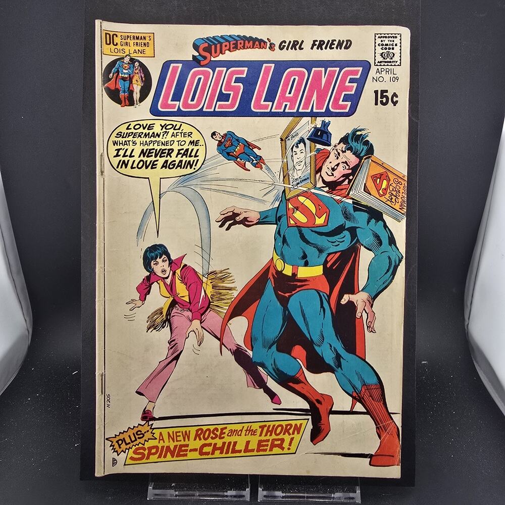 SUPERMANS GIRL FRIEND LOIS LANE #109 (1971) VG/FN 5.0 BRONZE AGE ROSE & THORN DC